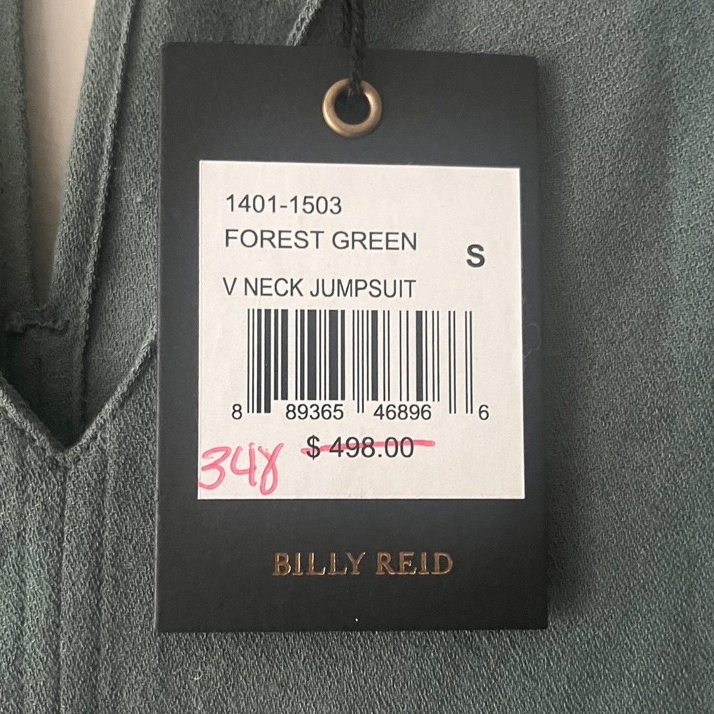 Billy Reid Green Jumpsuit - Picture 10 of 10